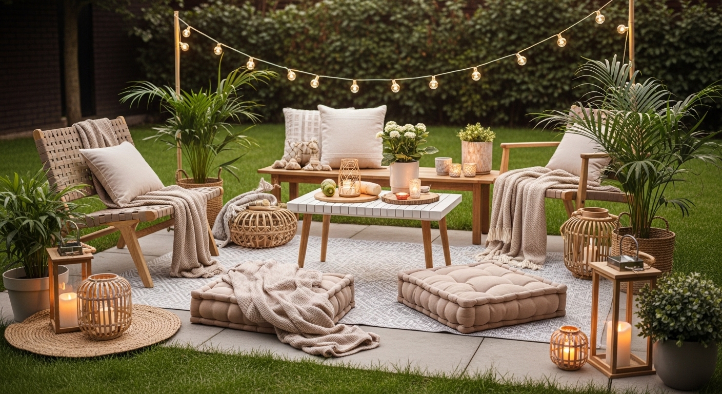 How to Create a Cozy Outdoor Living Space on a Budget - Classics Trend